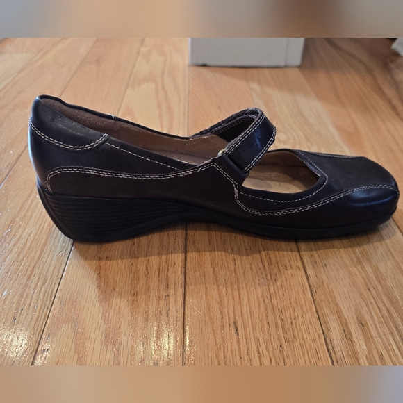 Naturalizer Women Leather Autra Wedge Shoes Size 9 - Picture 4 of 9